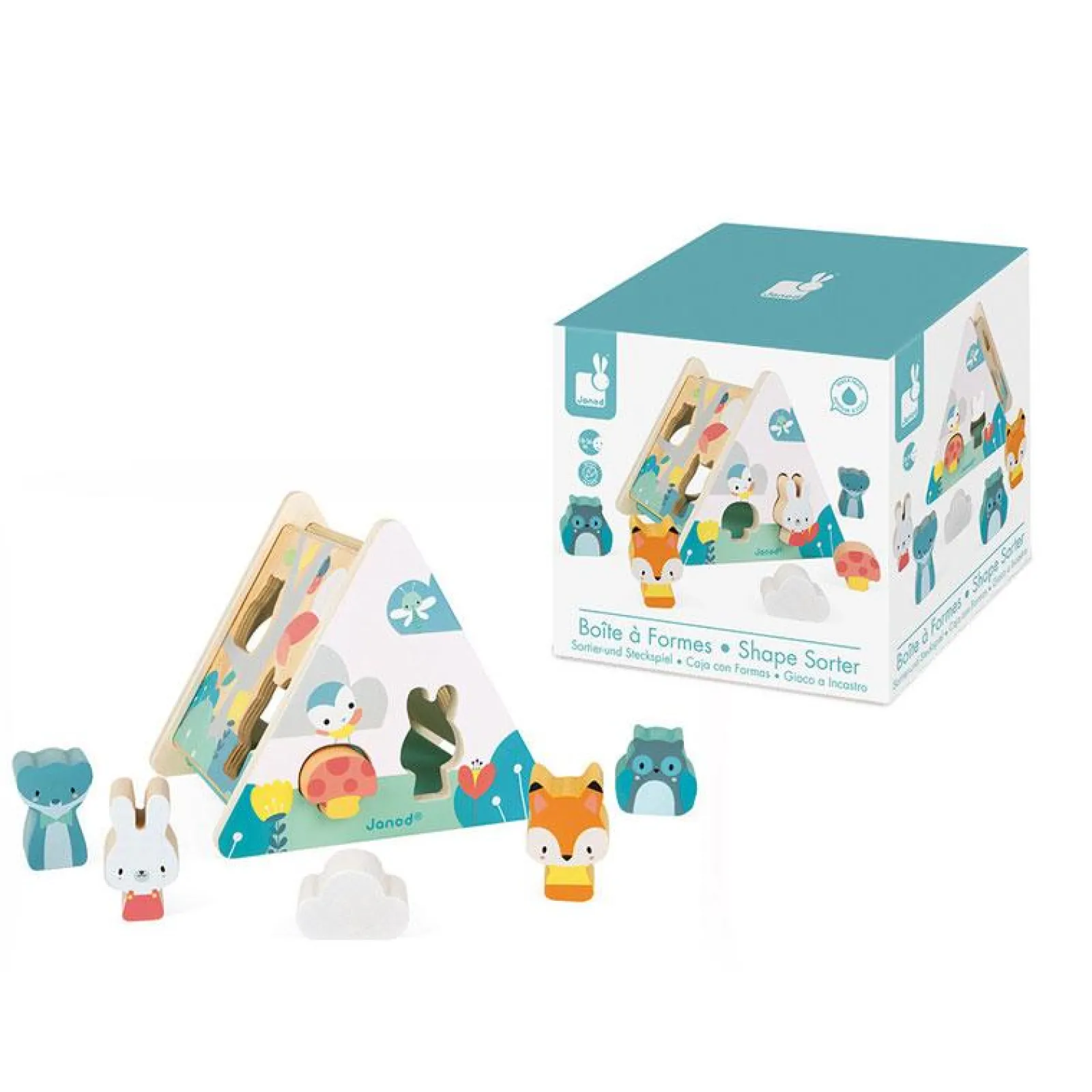Little Helper Wooden Toys & Educational Toys | Baby Gifts | Activity & Educational Toys | Pure Shape Sorter | Shape Sorters