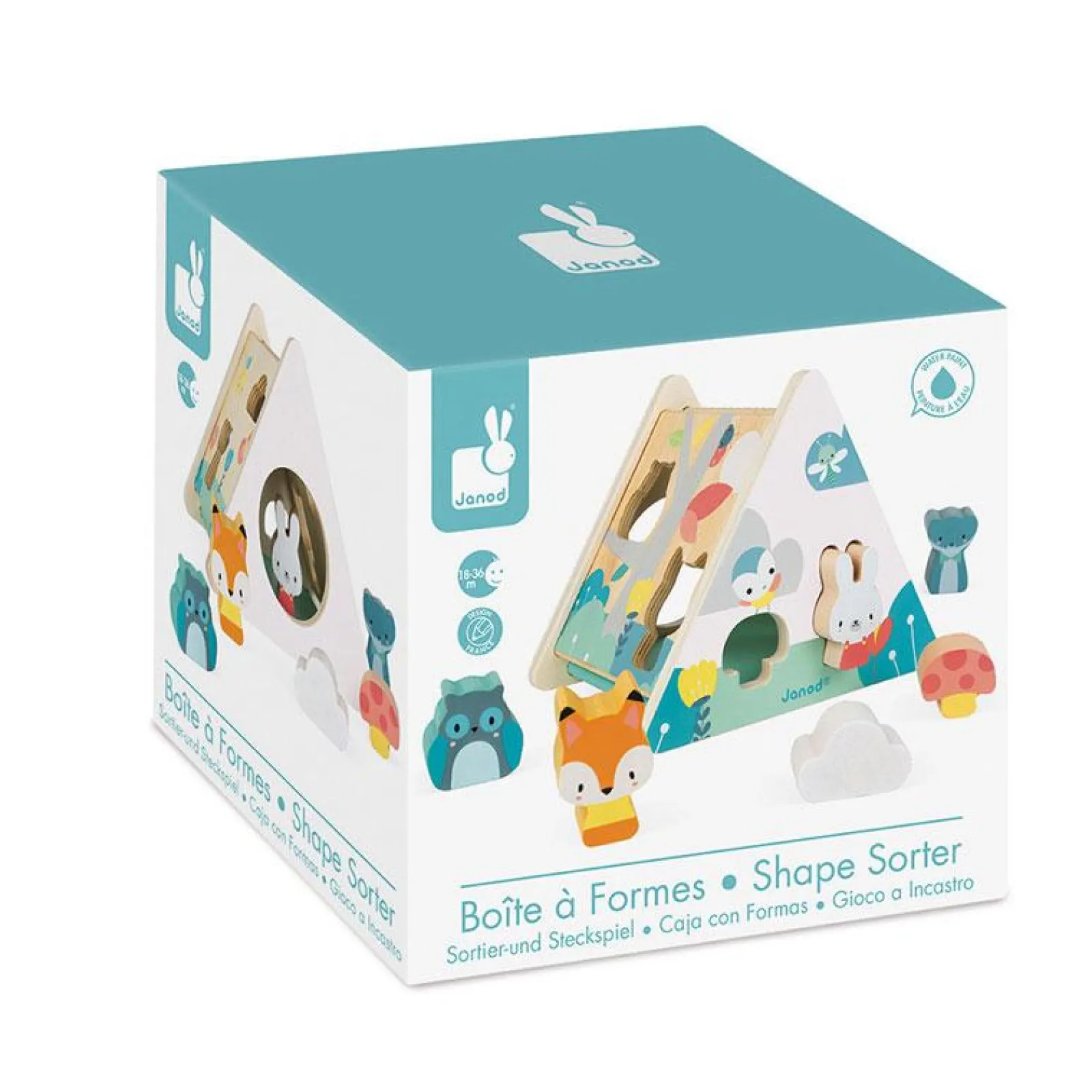 Little Helper Wooden Toys & Educational Toys | Baby Gifts | Activity & Educational Toys | Pure Shape Sorter | Shape Sorters