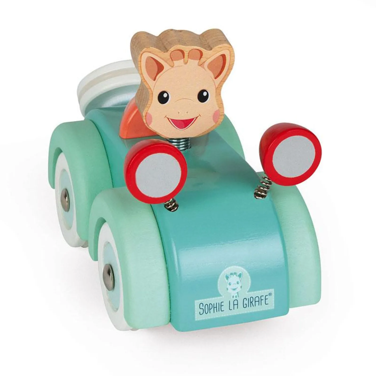 Little Helper Wooden Toys & Educational Toys | Baby Gifts | Activity & Educational Toys | Sophie La Girafe Car | Wooden Toys