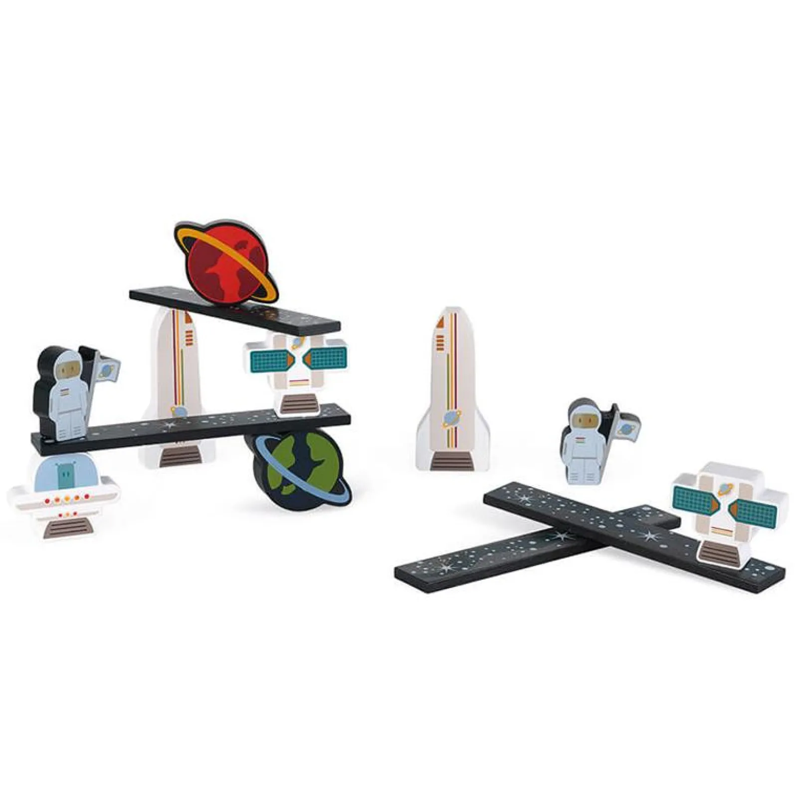 Little Helper Wooden Toys & Educational Toys | Baby Gifts | Activity & Educational Toys | Space Building Set | Wooden Toys