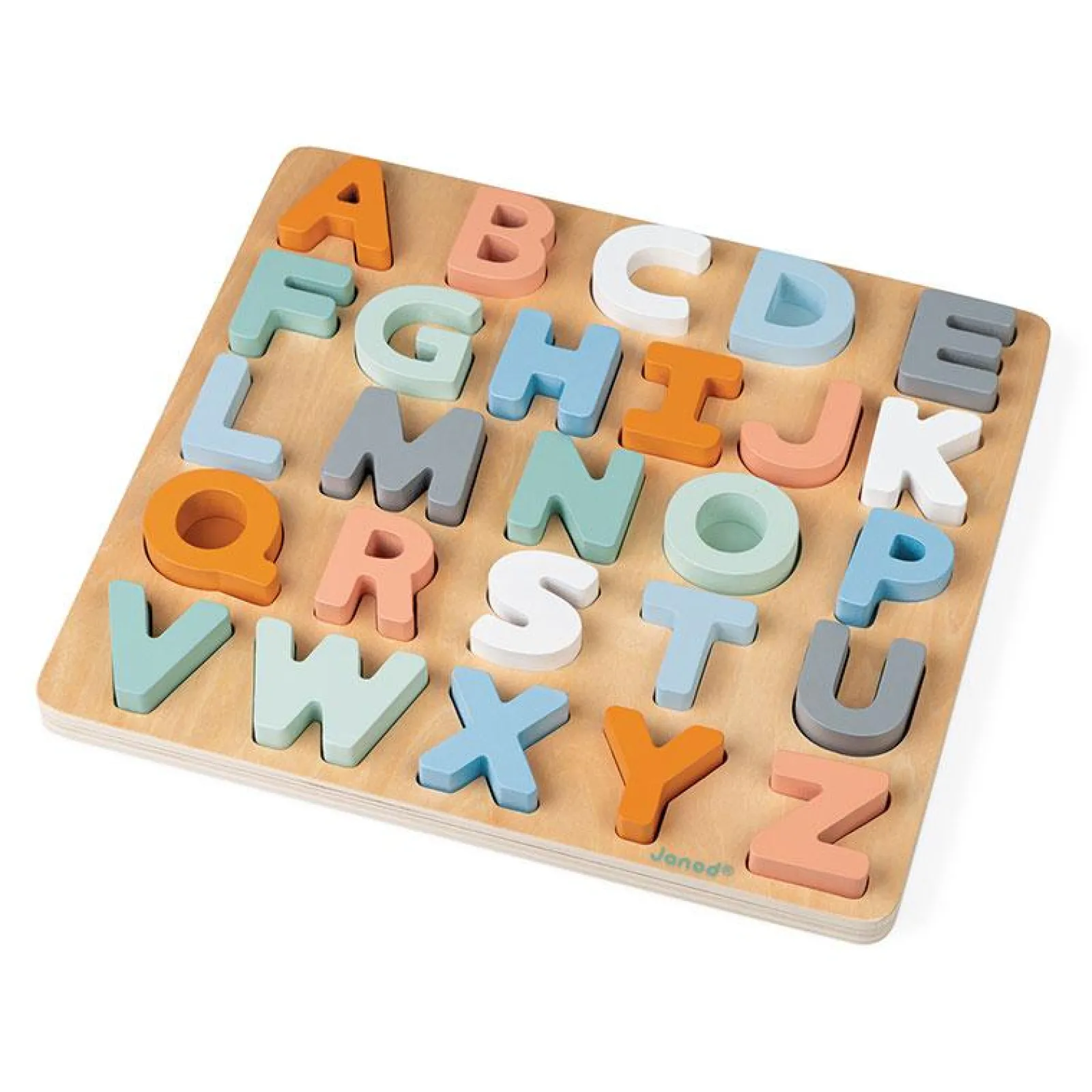 Little Helper Wooden Toys & Educational Toys | Baby Gifts | Activity & Educational Toys | Sweet Cocoon Alphabet Puzzle | Learning ABCs and 123s
