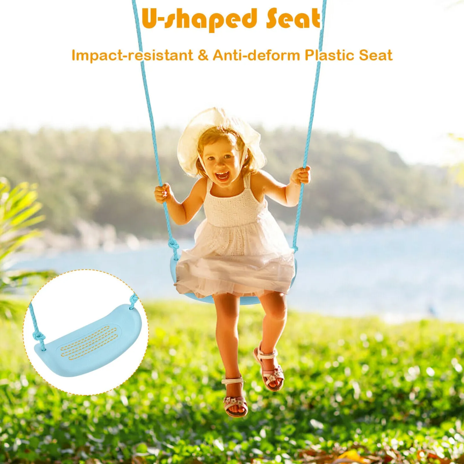 Little Helper Swing & Slide Sets & Garden Play & Trampolines | Anti-rust & Impact Resistant Children's Swing Set | Super Strong & Secure | 3-7 years