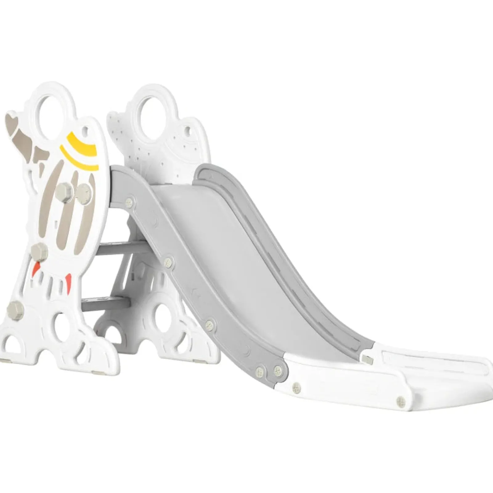 Little Helper Swing & Slide Sets & Garden Play & Trampolines | Activity Toys | Baby and Toddler's First Slide | High Safety Rail | Indoor & Outdoor | Grey or Blue | 18m+