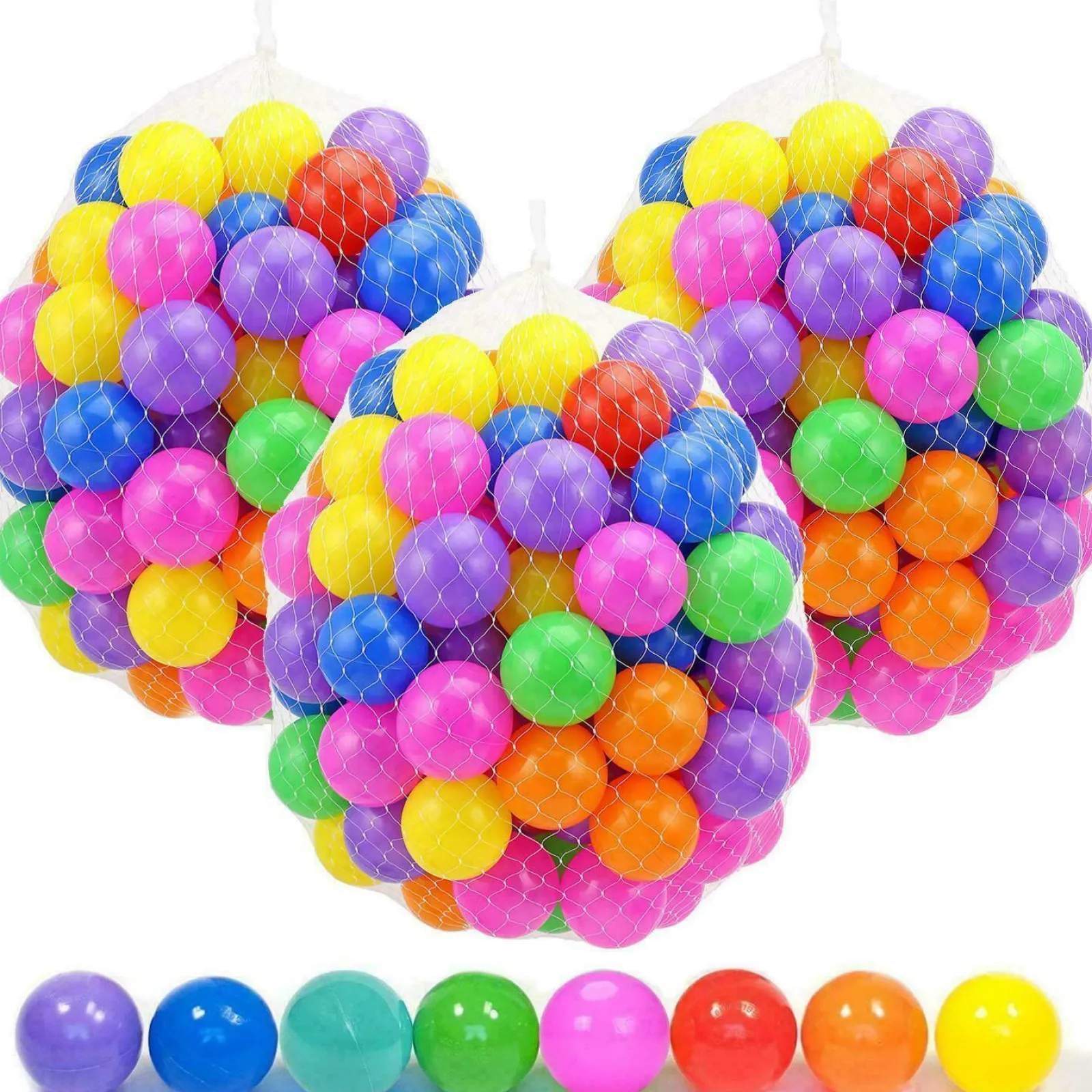 Little Helper Ball Pits & Ball Pools | Baby Play Gyms & Tummy Time & Activity Centres | Balls for Ball Pits and Playpens | Plastic Lightweight Soft Play Balls | Quantity Options