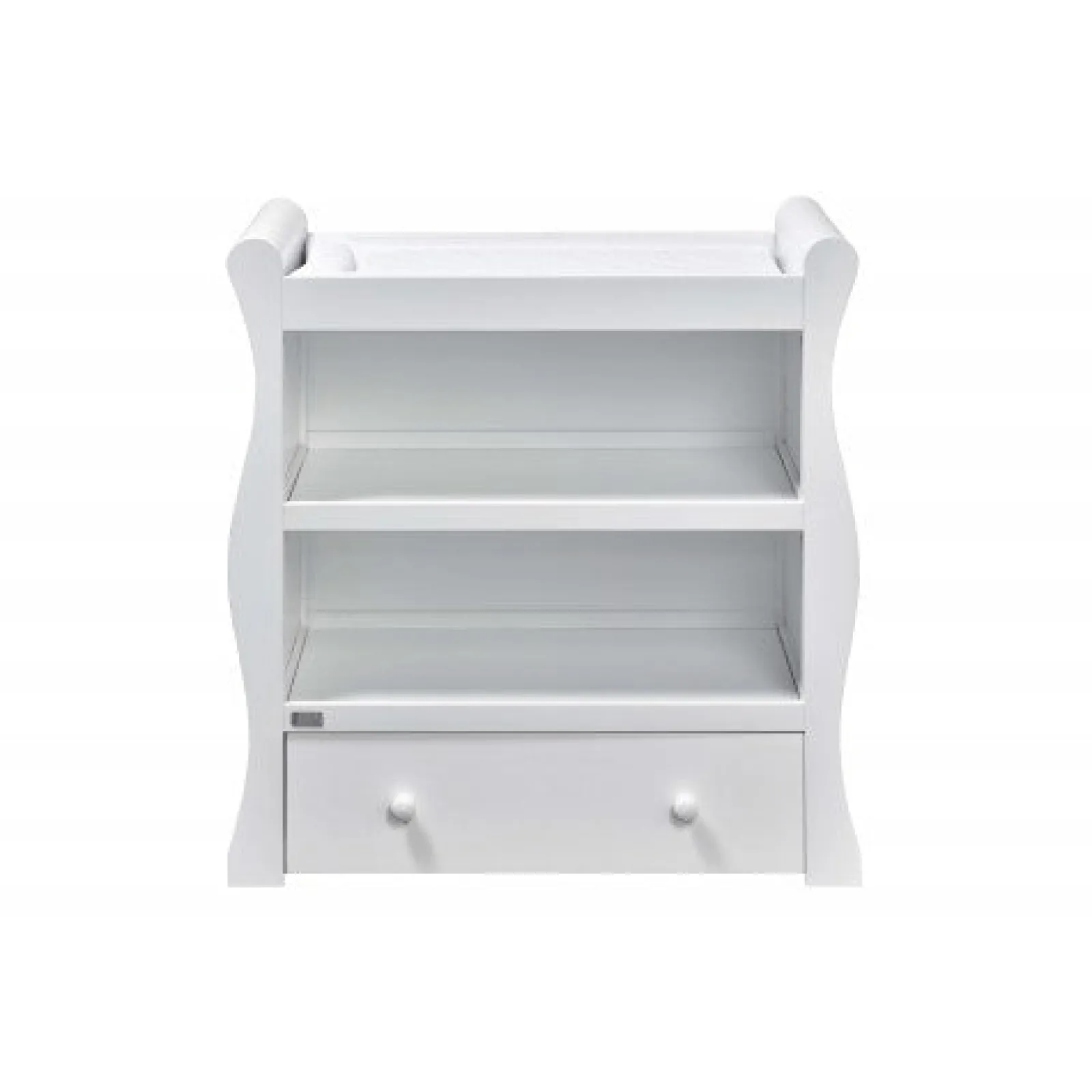 Little Helper Changing Units & Changing Tables & Dressers | Chest of drawers | Open Baby Changing Unit with Drawer | Willow Collection | White