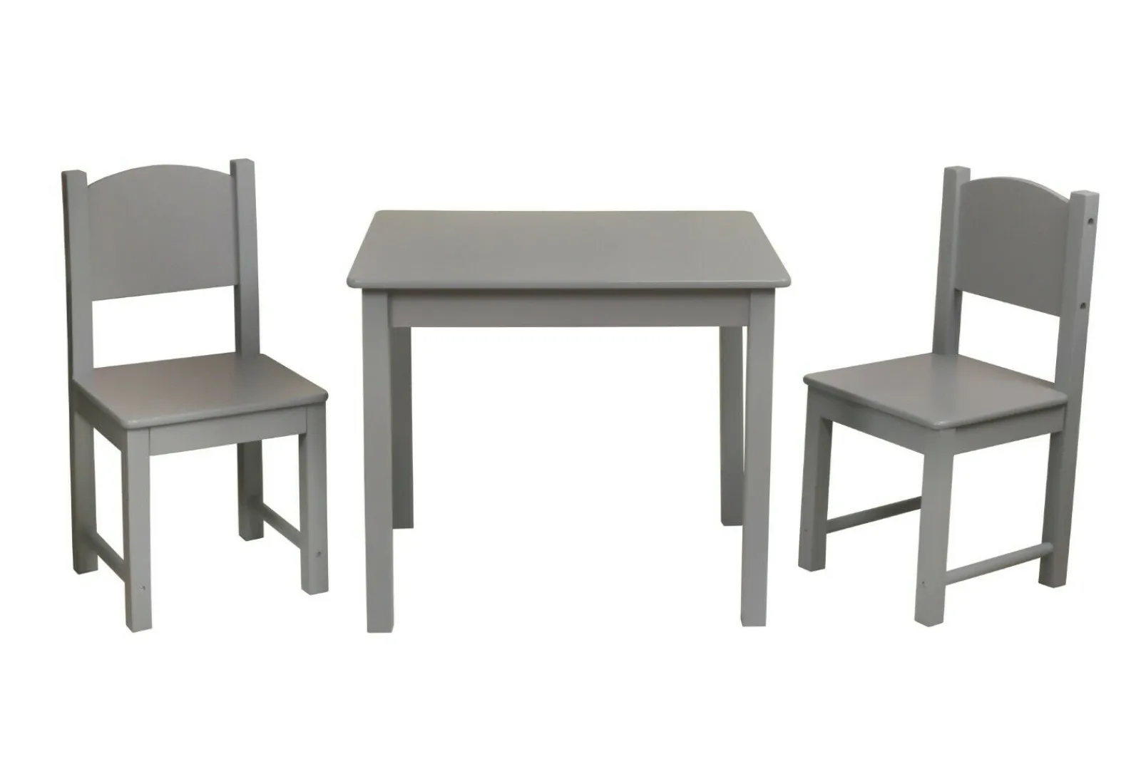 Little Helper Table & Chairs (wooden) | Children's | Kids Wooden Table and Chairs | White or Grey | 3-8 Years
