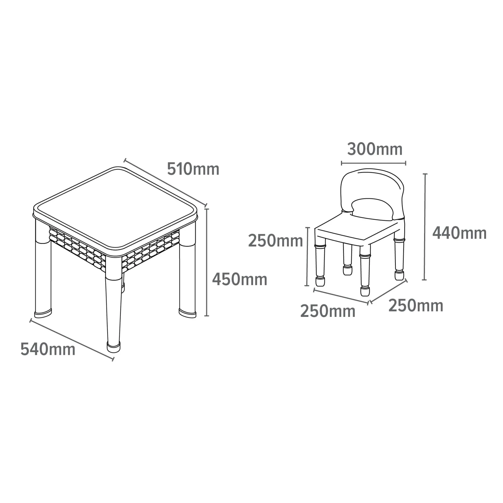 Little Helper Sand & Water Table & Sandpits & Mud Kitchens | Kids Arts & Crafts & Accessories | Children's 5-in-1 Table & 2 Chairs Set | Sand & Water Pit | Lego | Dry Wipe Top | Storage