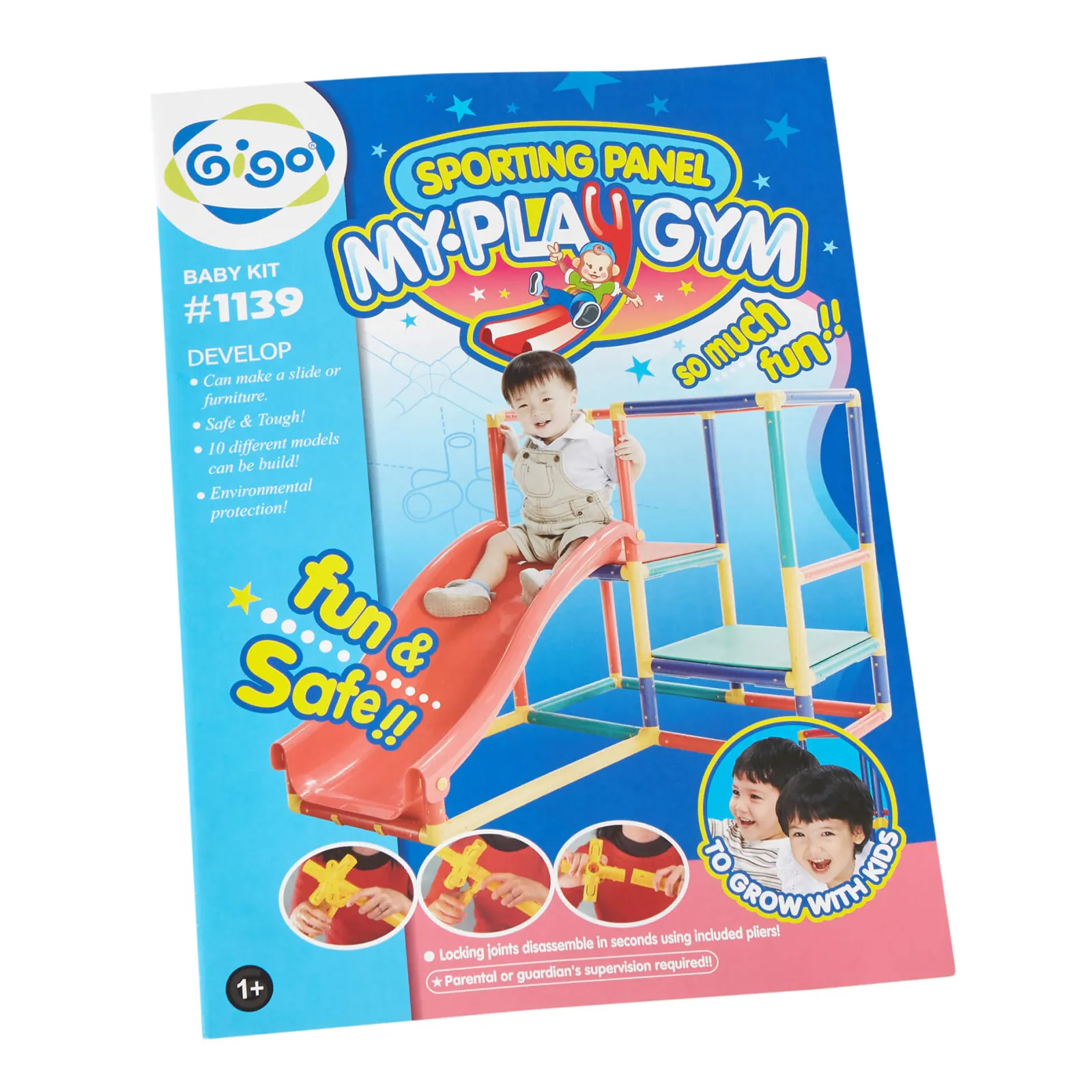 Little Helper Swing & Slide Sets & Garden Play & Trampolines | Kids Climbing Frames & Activity Toys | Children's Multi Purpose 10-in-1 Montessori Climbing Gym with Slide | Table & Chair Set | 12m+