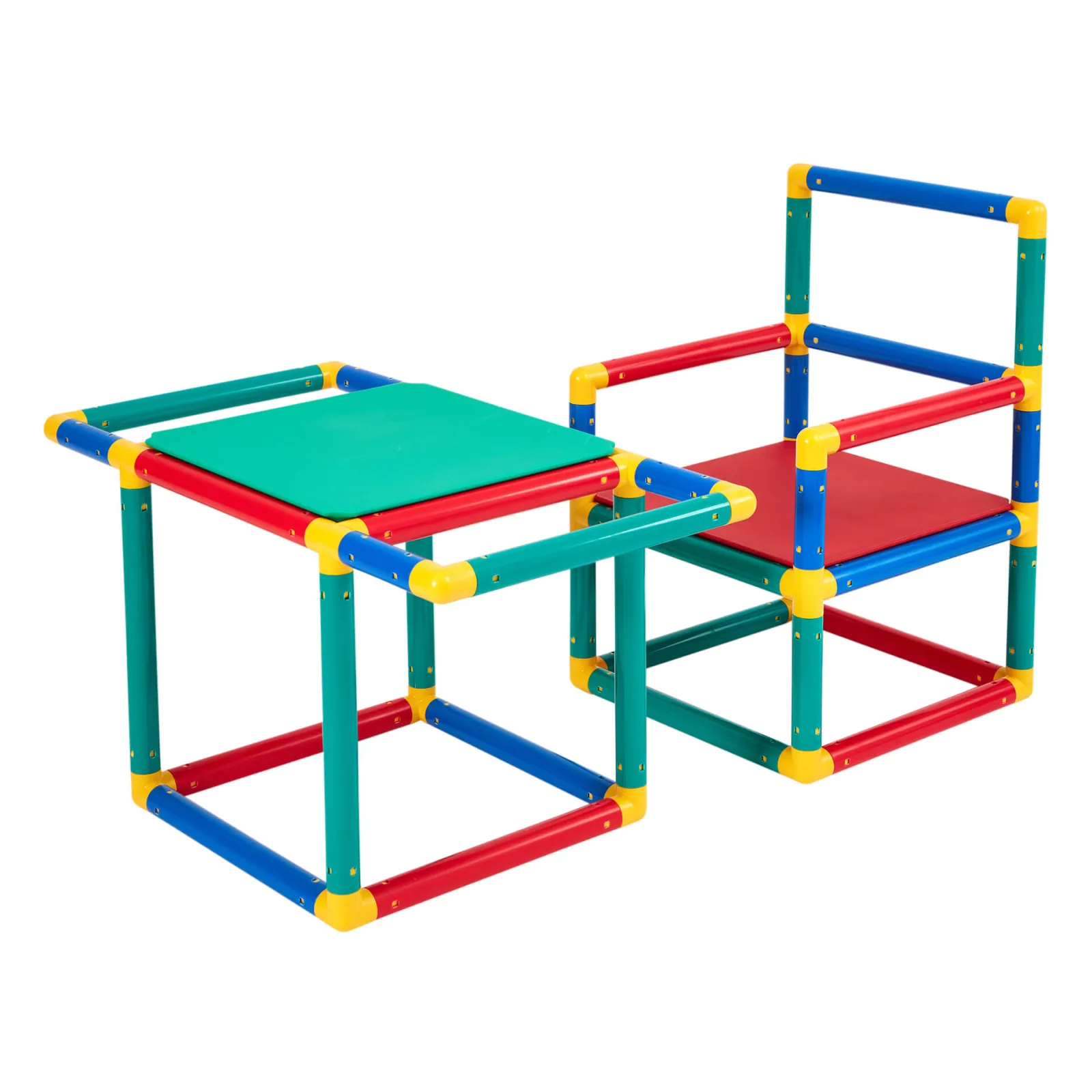 Little Helper Swing & Slide Sets & Garden Play & Trampolines | Kids Climbing Frames & Activity Toys | Children's Multi Purpose 10-in-1 Montessori Climbing Gym with Slide | Table & Chair Set | 12m+