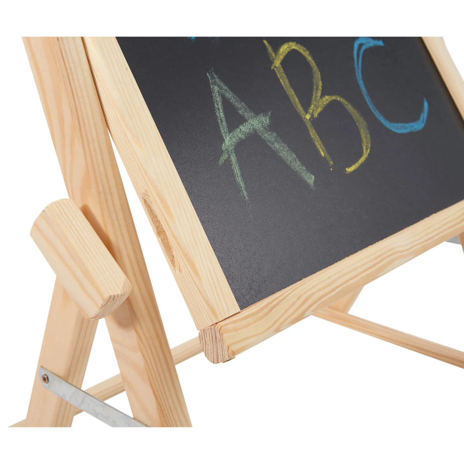 Little Helper Kids Arts & Crafts & Accessories | Easels & Accessories | Childrens Wooden 4-in-1 Double Sided Easel | Paper Roll | Counting Beads | 35pc Accessories | 3 Years+