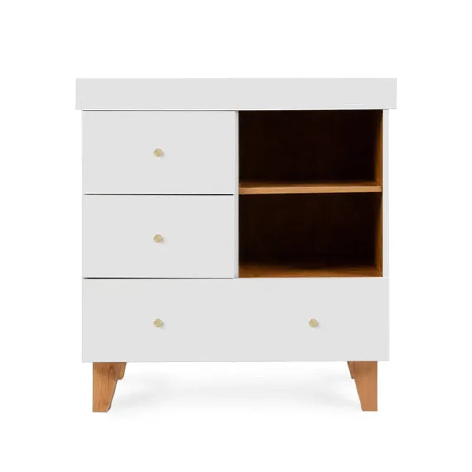 Little Helper Changing Units & Changing Tables & Dressers | Contemporary High Quality Baby Changing Unit | Chest of Drawers | Baby Dresser | White