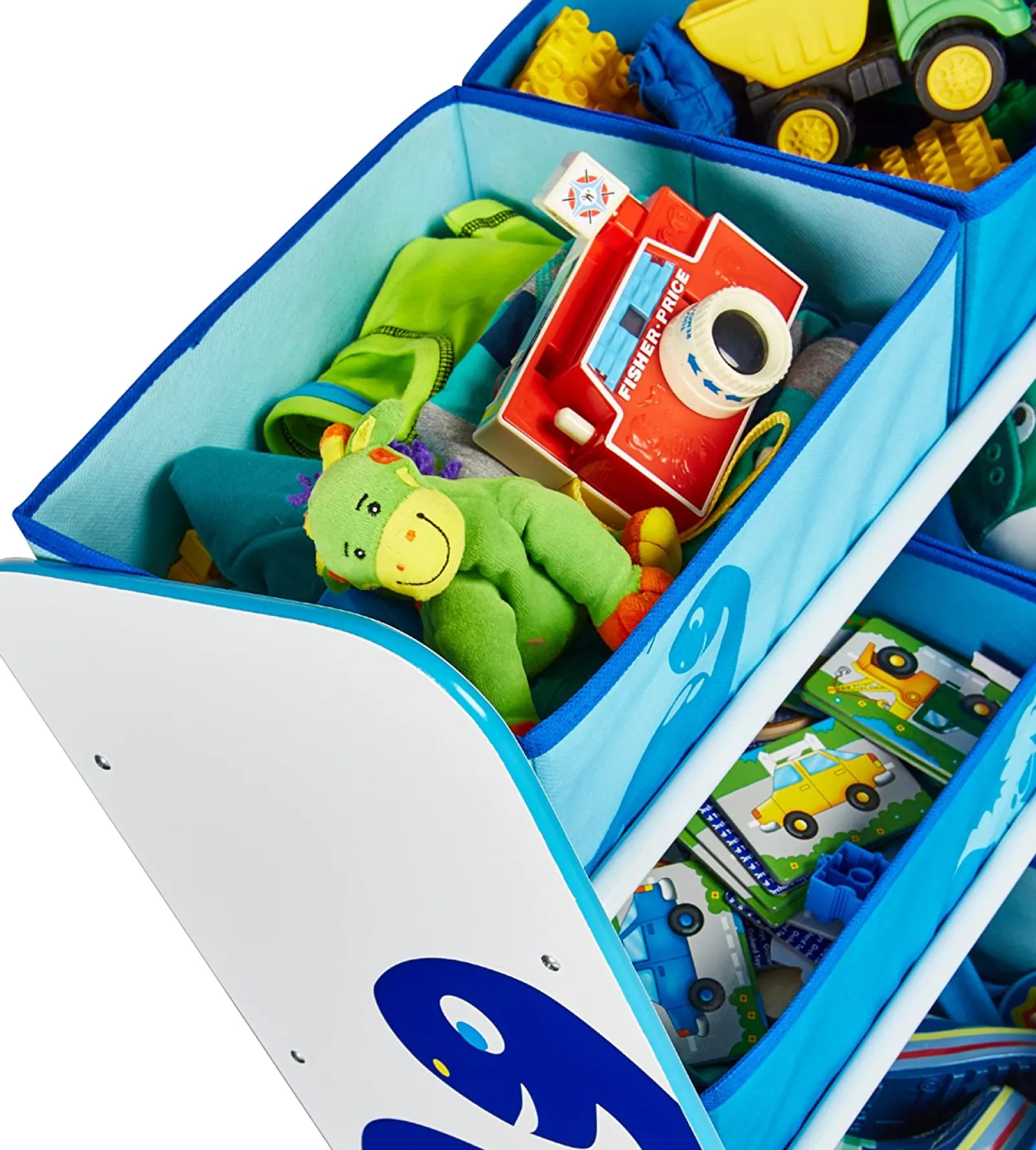Little Helper Toy Storage Units | Toy Storage Units | Diddi Dino Kids Toy Storage Unit | 6 Bin Storage | Kids Storage Unit