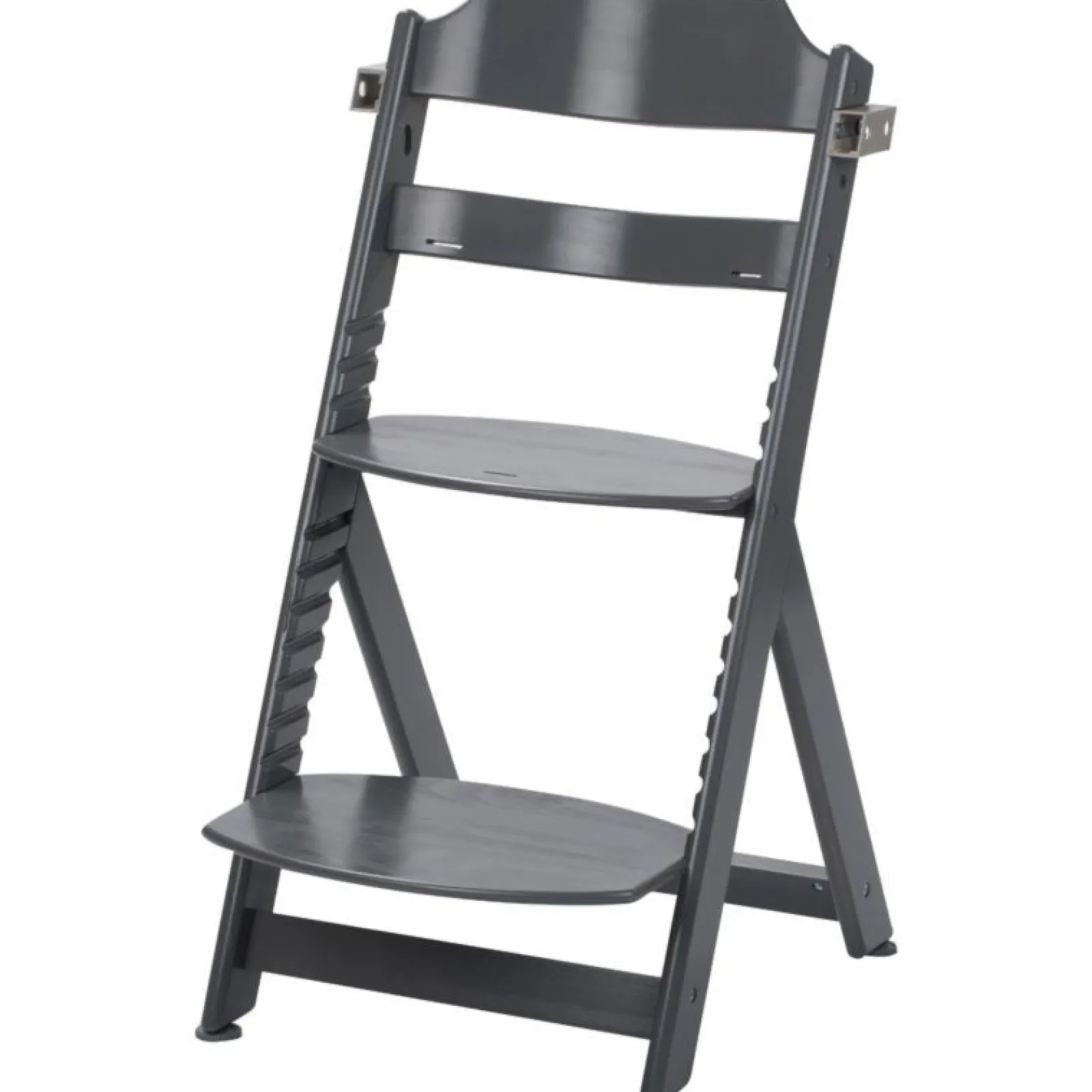 Little Helper High Chairs (wooden) | High Chairs (combination) | Grow-with-Me 3-in-1 Adjustable Height Wooden High Chair & Tray | Warm Grey | 6m - 10 years