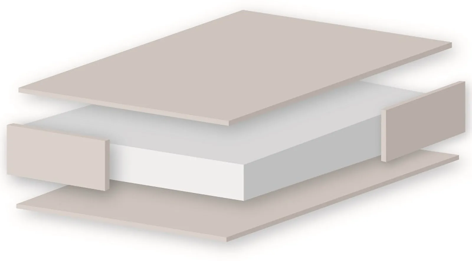 Little Helper Mattresses - Crib & Cot & Cot Beds | Hypo Allergenic Breathable Cot Bed Mattress | Fibre Core | Washable Cover | 140 x 70 x 10cm