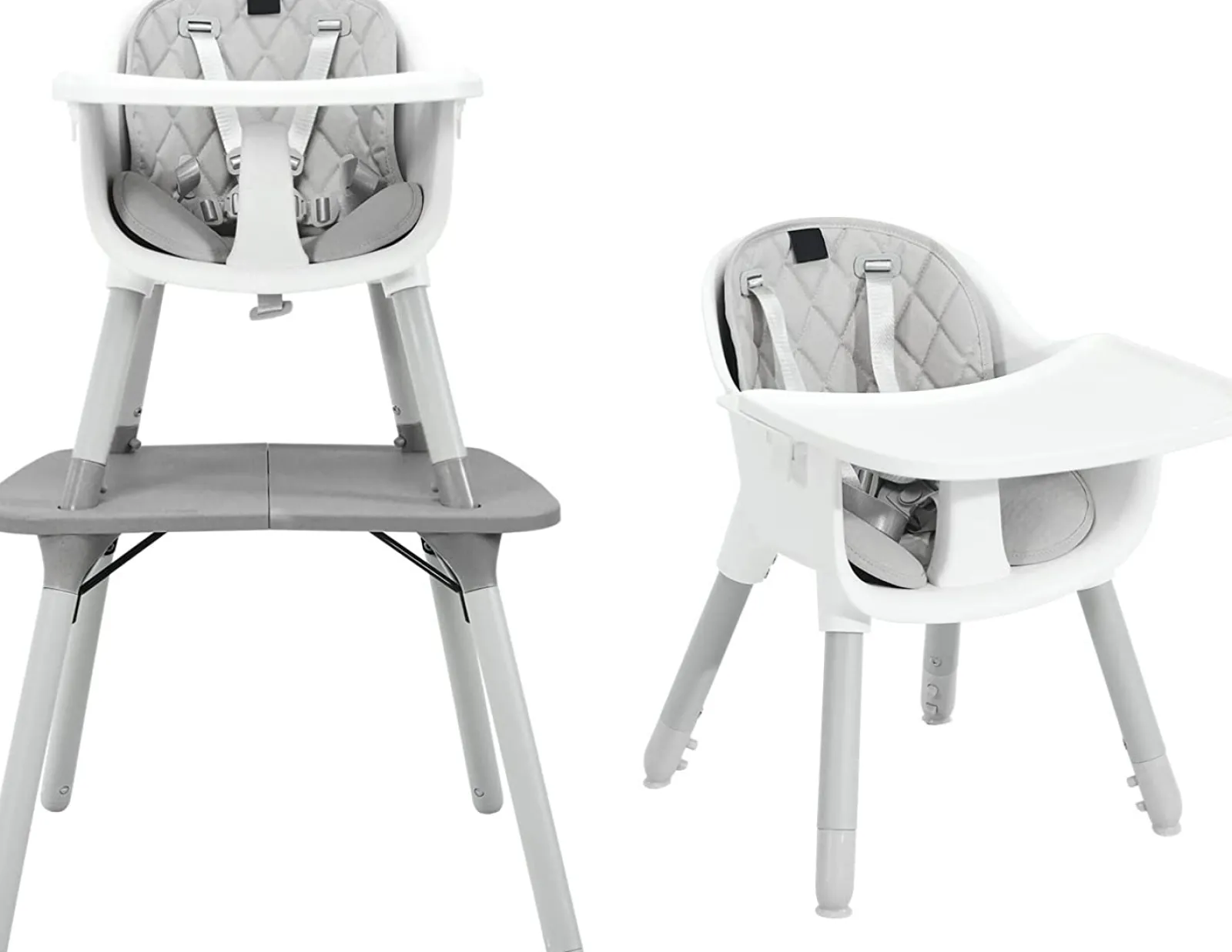 Little Helper High Chairs (wooden) | High Chairs (combination) | 5-In-1 Convertible Grey Plastic Baby High Chair | Low Chair | Table & Chair Set