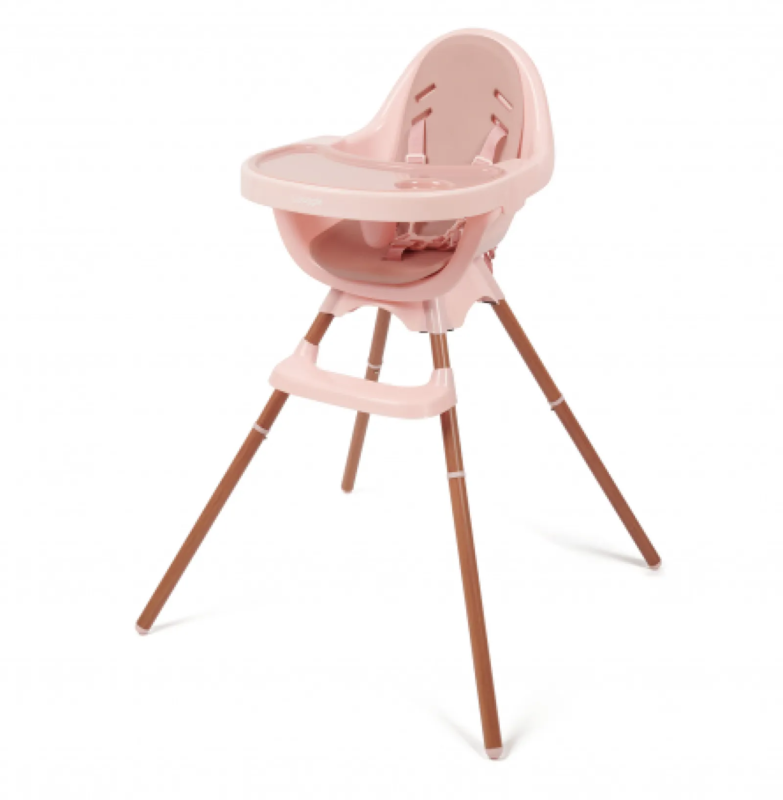 Little Helper High Chairs (wooden) | High Chairs (plastic) | 5-in-1 Grow-with-me Baby High Chair | 5-Point Harness | Booster Seat | Low Chair | Rose | 6m - 5 Years