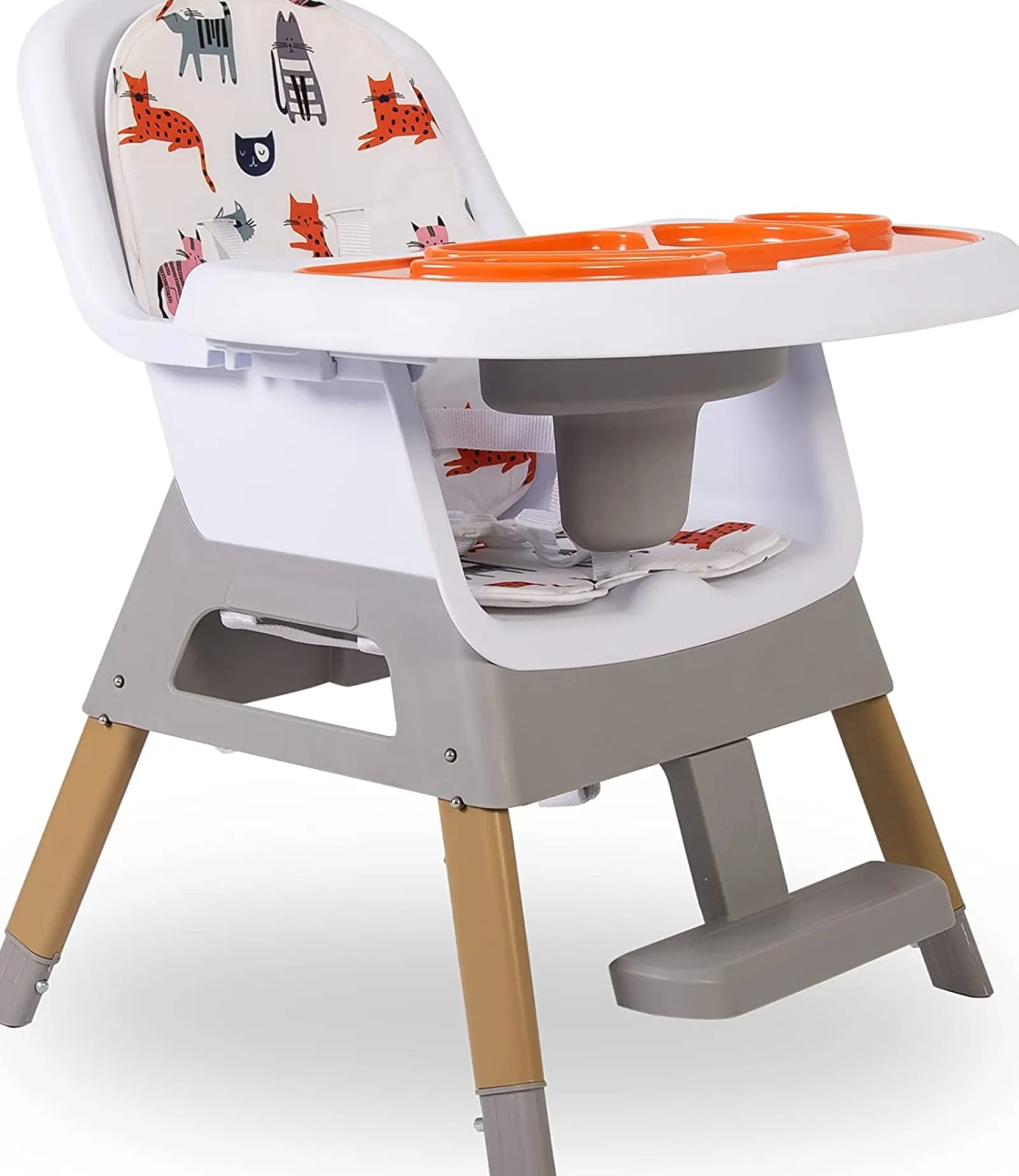 Little Helper High Chairs (wooden) | High Chairs (combination) | 4-in-1 Grow-with-Me Baby High Chair, Low Chair & Booster Seat for Chairs | 6 months - 6 years