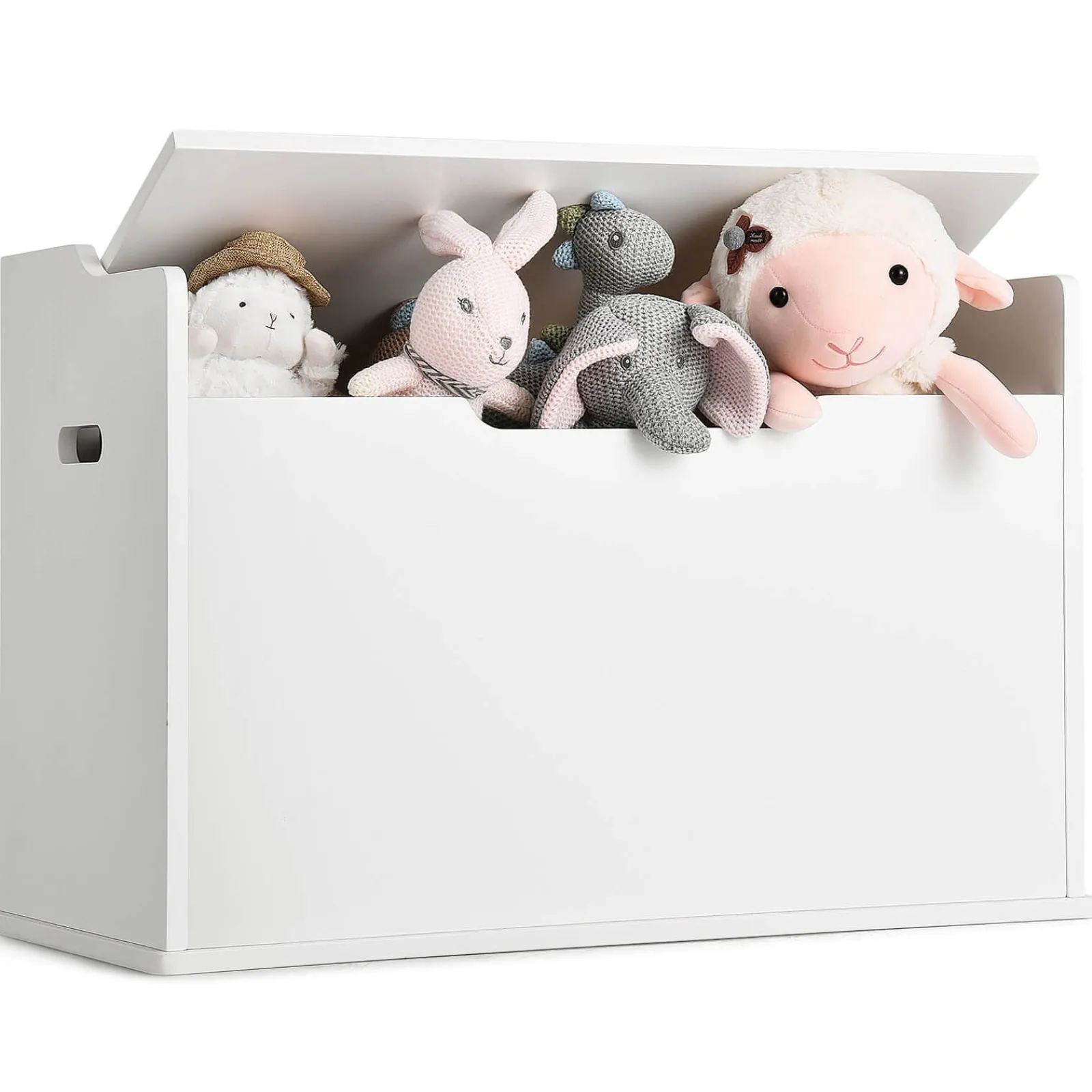 Little Helper Toy Storage Units | Toy Storage Units | 2-in-1 Kids Toy Box and Bench with Cushion | Childrens Wooden Toy Storage Box | 3 Colour Options