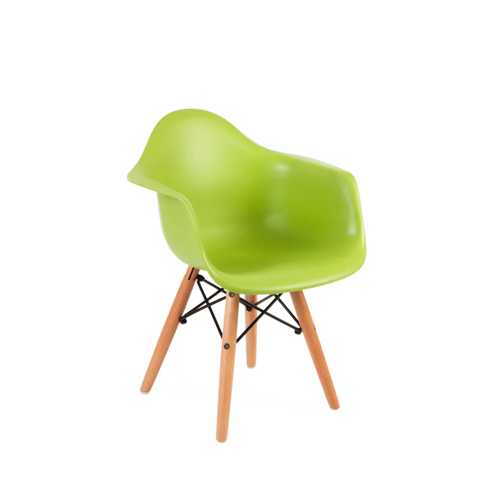 Little Helper Table & Chairs (wooden) | Chairs & Stools | Junior Design-Inspired Contemporary Wooden Chair | Orange | Kiwi Green