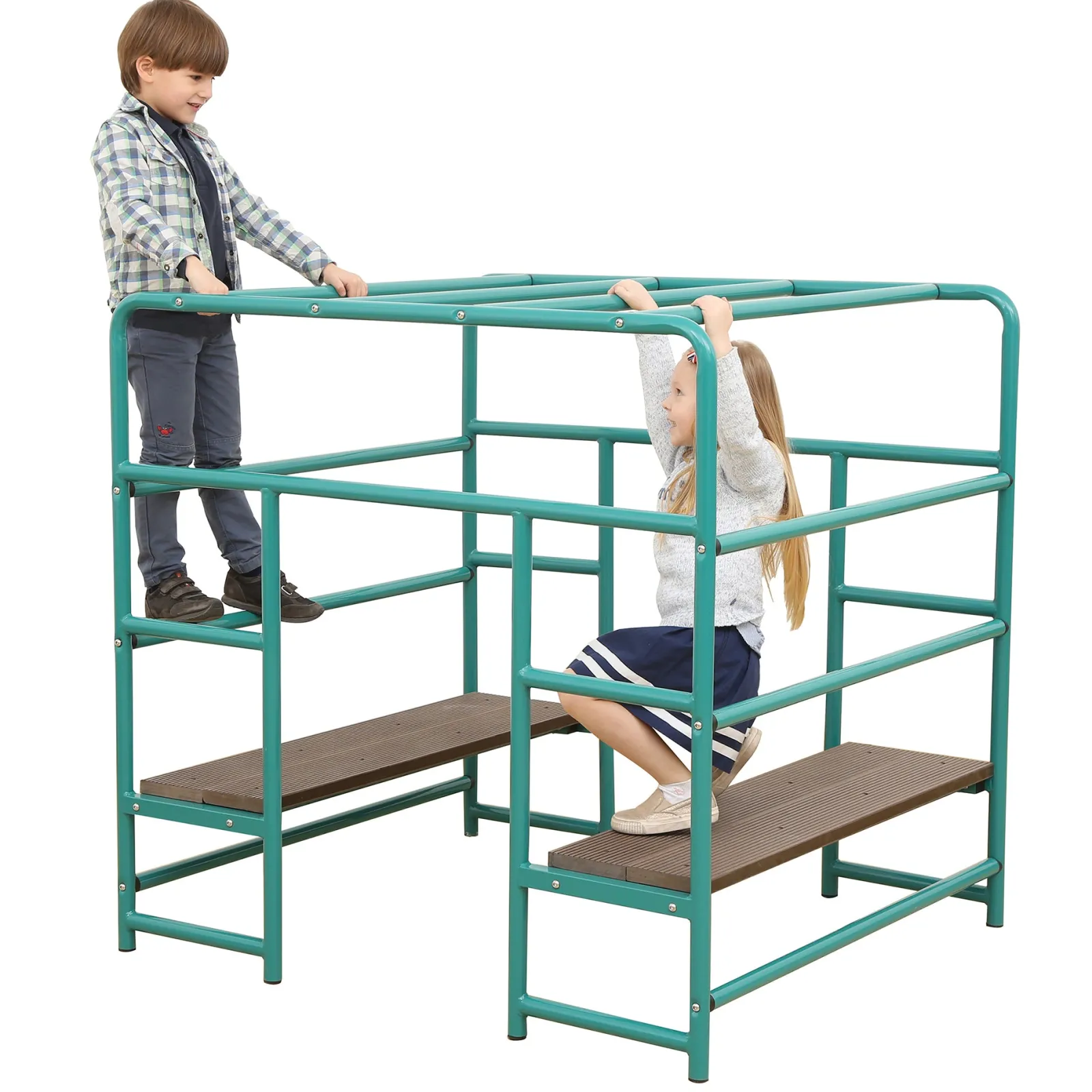 Little Helper Swing & Slide Sets & Garden Play & Trampolines | Kids Climbing Frames & Activity Toys | Kids Climbing Frame | Outdoor Play Equipment | Kids Monkey Bars | 118 x 110 x 110cm | 3 years+