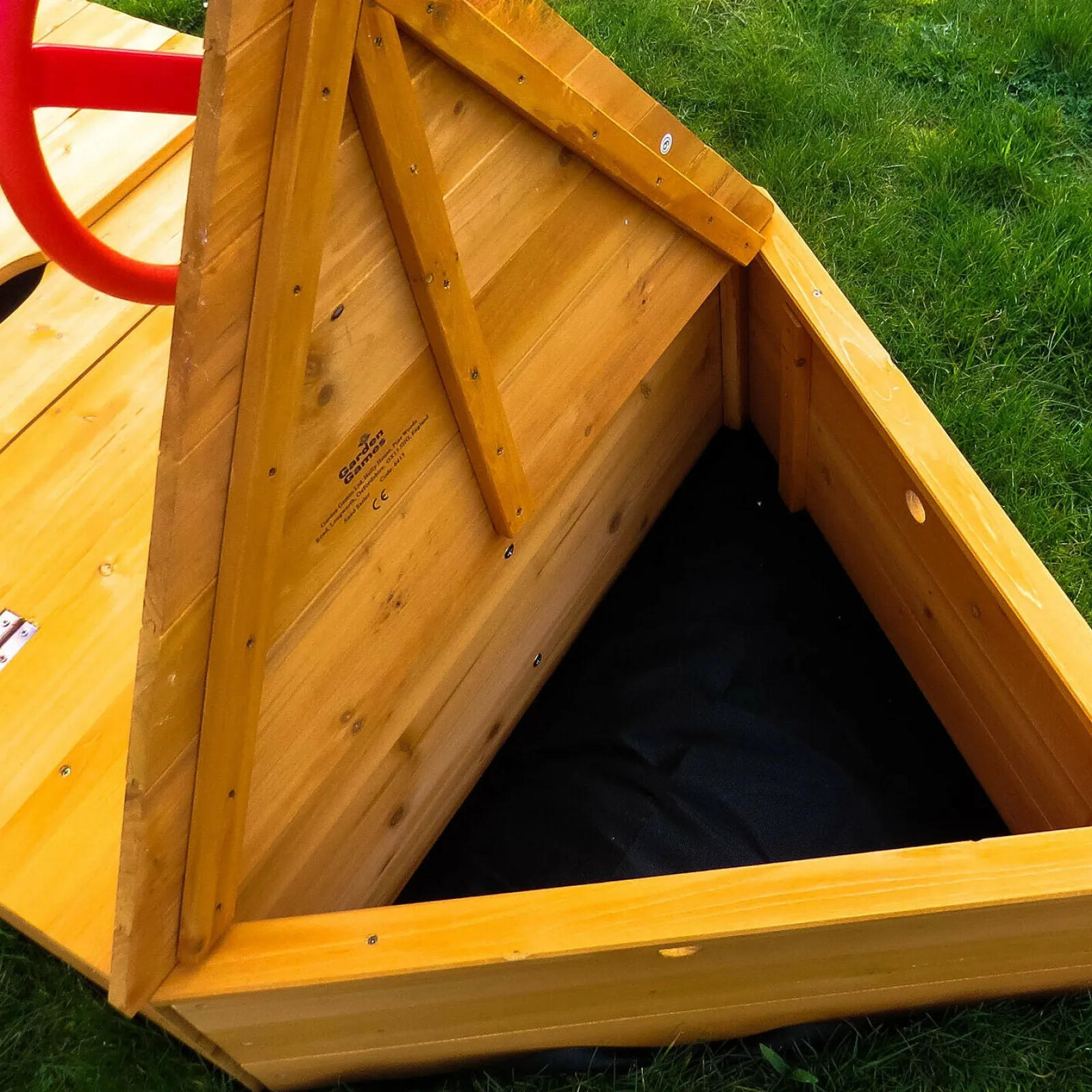 Little Helper Sand & Water Table & Sandpits & Mud Kitchens | Kids Eco Conscious Fully Treated 100% Fir Wood 2-in-1 Pirate Ship Sandpit with Sun Canopy & Storage | 1.65m Long | All ages