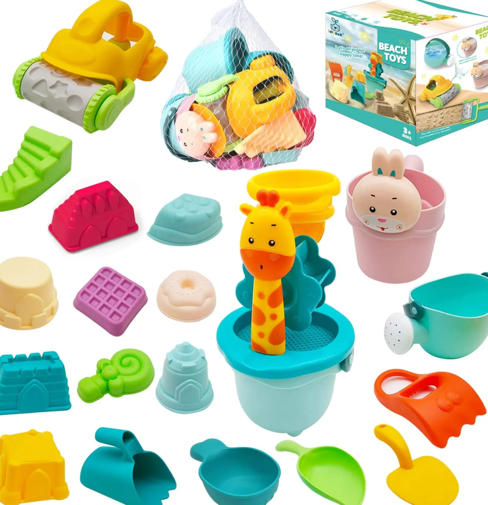 Little Helper Sand & Water Table & Sandpits & Mud Kitchens | Large 21 Piece Bucket & Spade Set | Sand & Water Play | Outdoor Kids Toys for Sand Pit | 3 years+