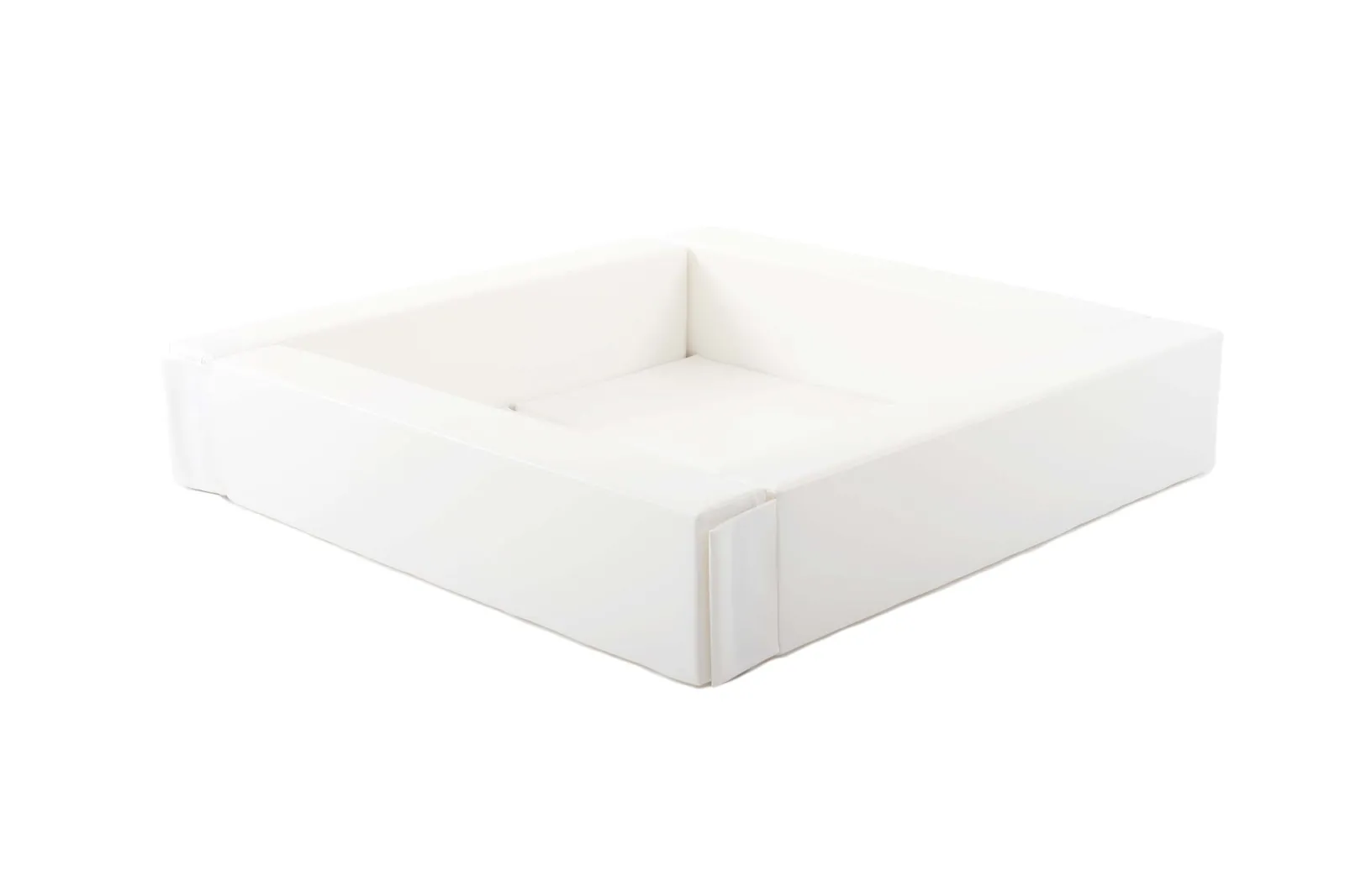 Little Helper Ball Pits & Ball Pools | Baby Play Gyms & Tummy Time & Activity Centres | Large Montessori Ball Pit Soft Play Set | Ball Pool with Inner Floor Mat | 1.3m Square | White | 3m+