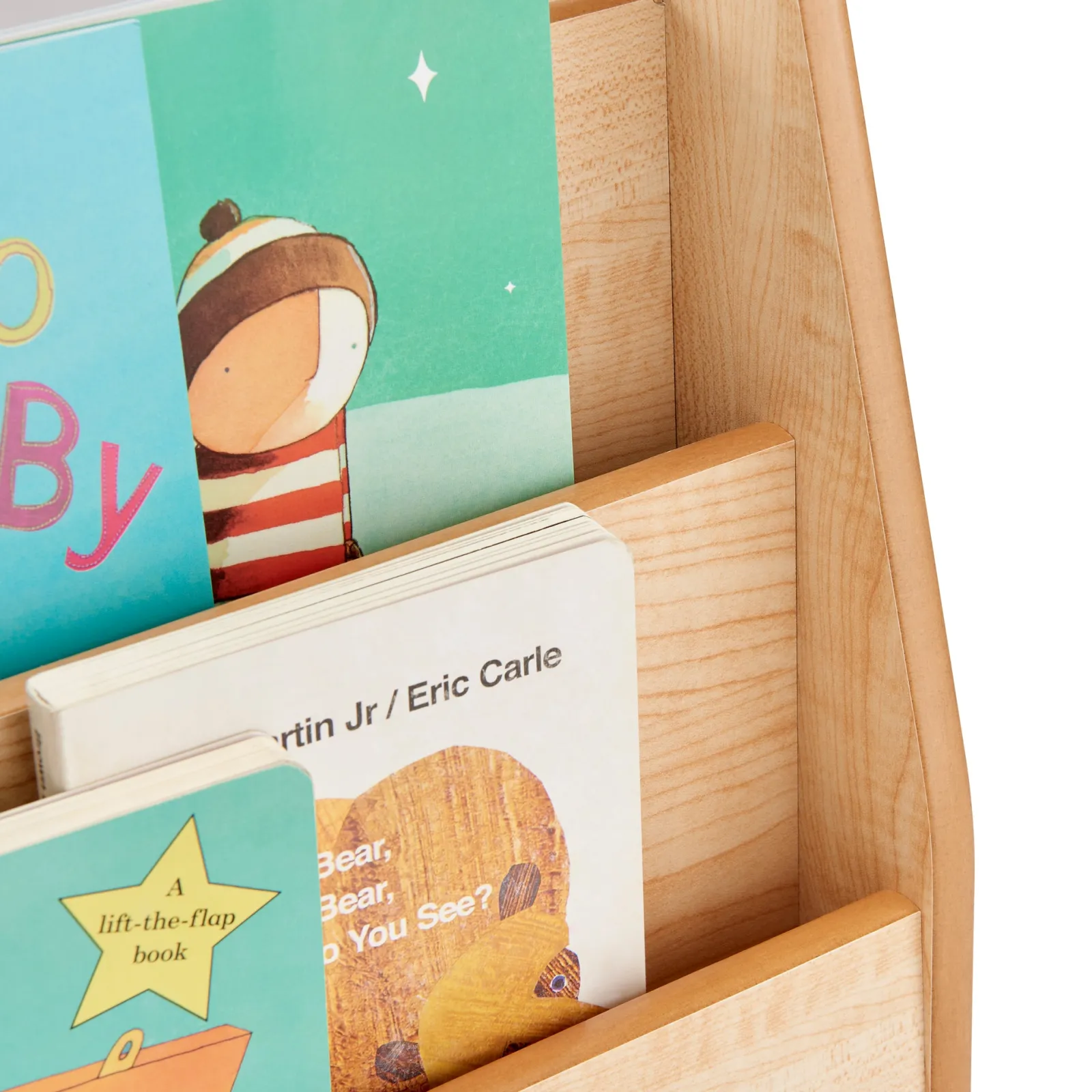 Little Helper Montessori Toys & Products | Bookcases & Kids Bookshelves | Montessori Small Bookcase | Kids Mini Bookcase | Portable Book Shelf | Double Sided | Bookshelf | Natural
