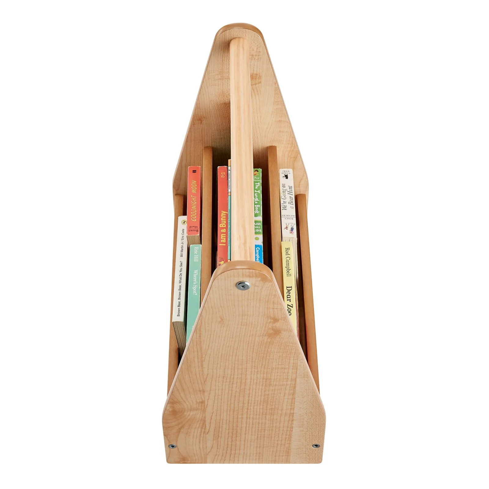 Little Helper Montessori Toys & Products | Bookcases & Kids Bookshelves | Montessori Small Bookcase | Kids Mini Bookcase | Portable Book Shelf | Double Sided | Bookshelf | Natural