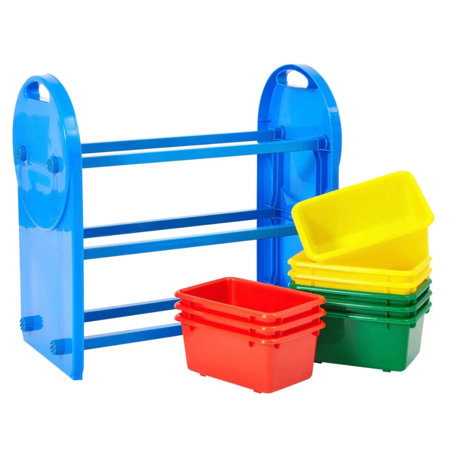 Little Helper Toy Storage Units | Toy Storage Units | Montessori Children's 9-Bin Toy Storage Unit | Primary Colours