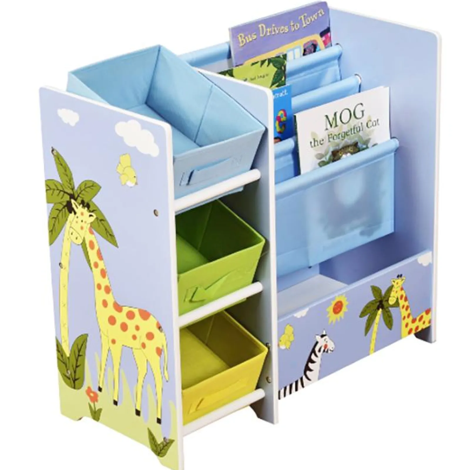 Little Helper Montessori Toys & Products | Toy Storage Units | Montessori Childrens Toy Box Storage & Childrens Bookcase | African Animals