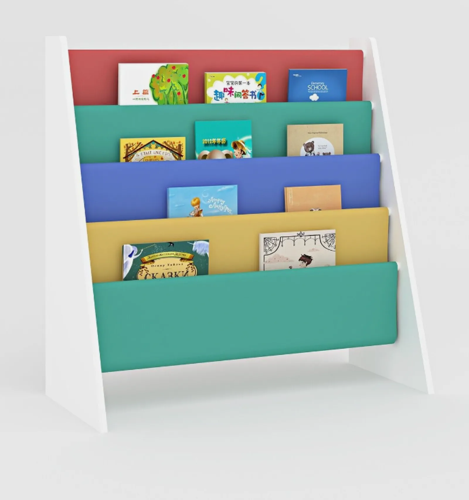 Little Helper Montessori Toys & Products | Bookcases & Kids Bookshelves | Montessori Sling BookCase | Childrens Bookcase | Kids Bookshelf | Choice of Colours | Washable