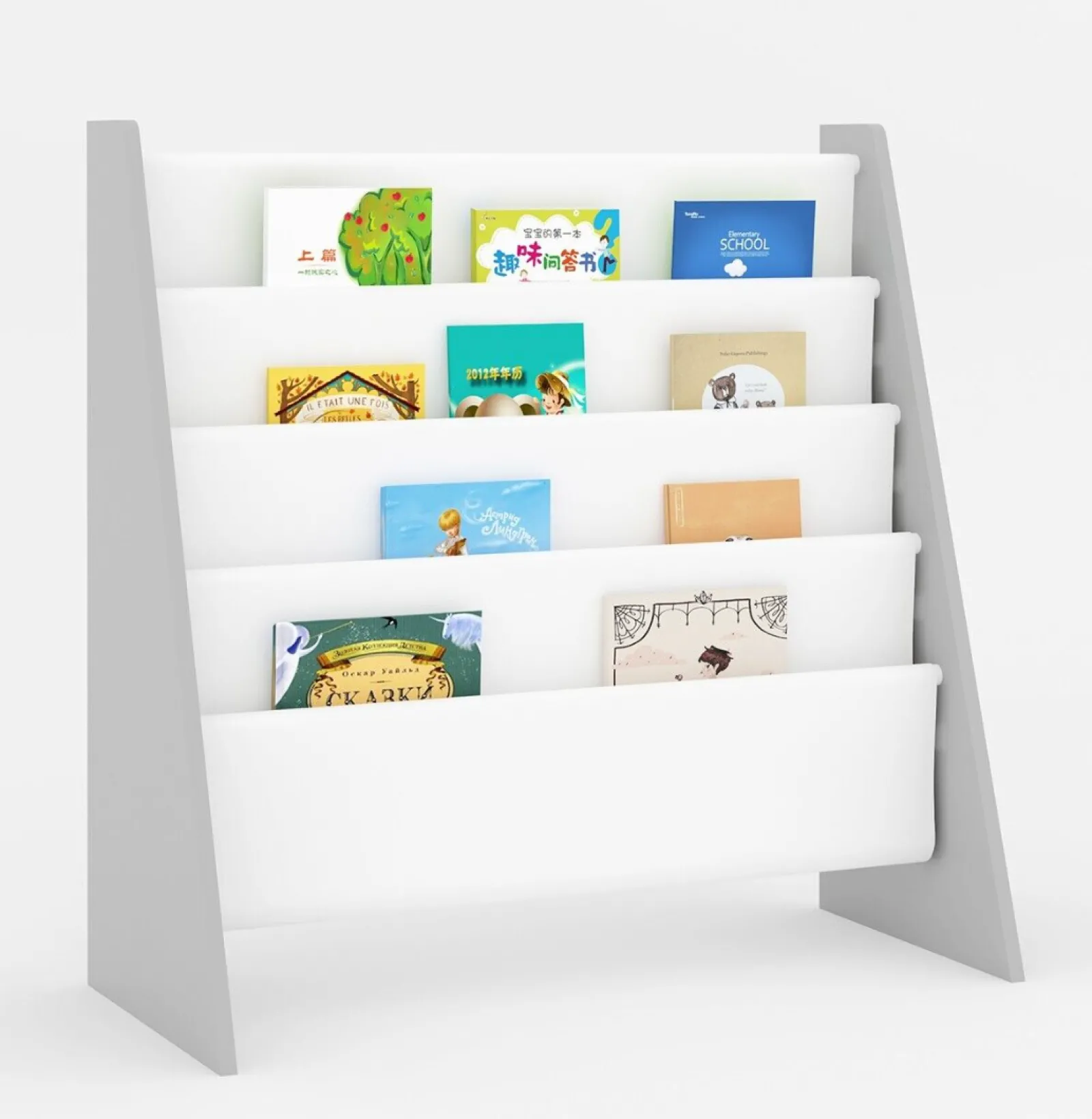 Little Helper Montessori Toys & Products | Bookcases & Kids Bookshelves | Montessori Sling BookCase | Childrens Bookcase | Kids Bookshelf | Choice of Colours | Washable