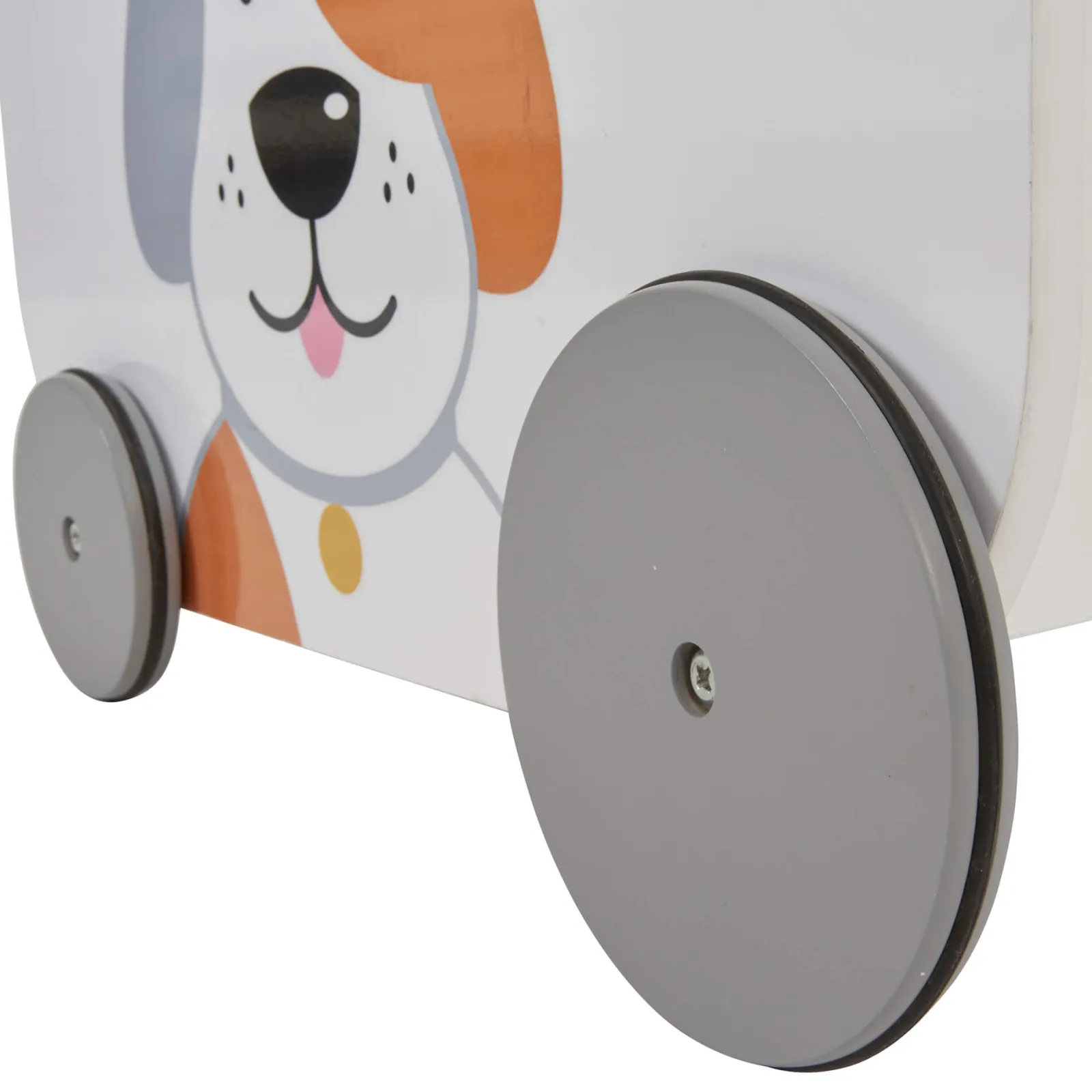 Little Helper Montessori Toys & Products | Toy Storage Units | Montessori Toy Box | Toy Storage | Cat and Dog Push Along Trolley