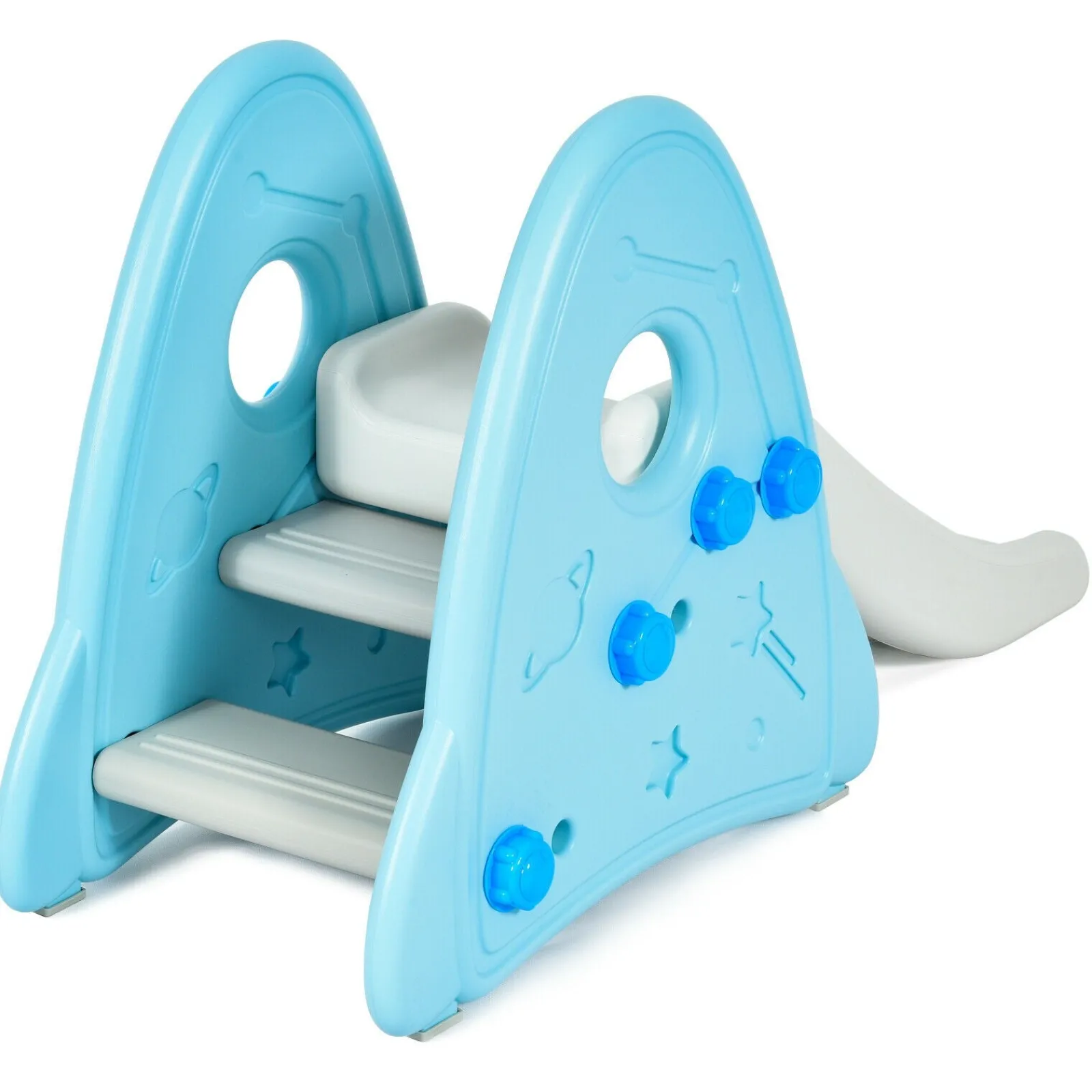 Little Helper Swing & Slide Sets & Garden Play & Trampolines | Activity Toys | My First Slide | Garden Climber Slide Set for Indoor & Outdoors | Pink or Blue | 6m+
