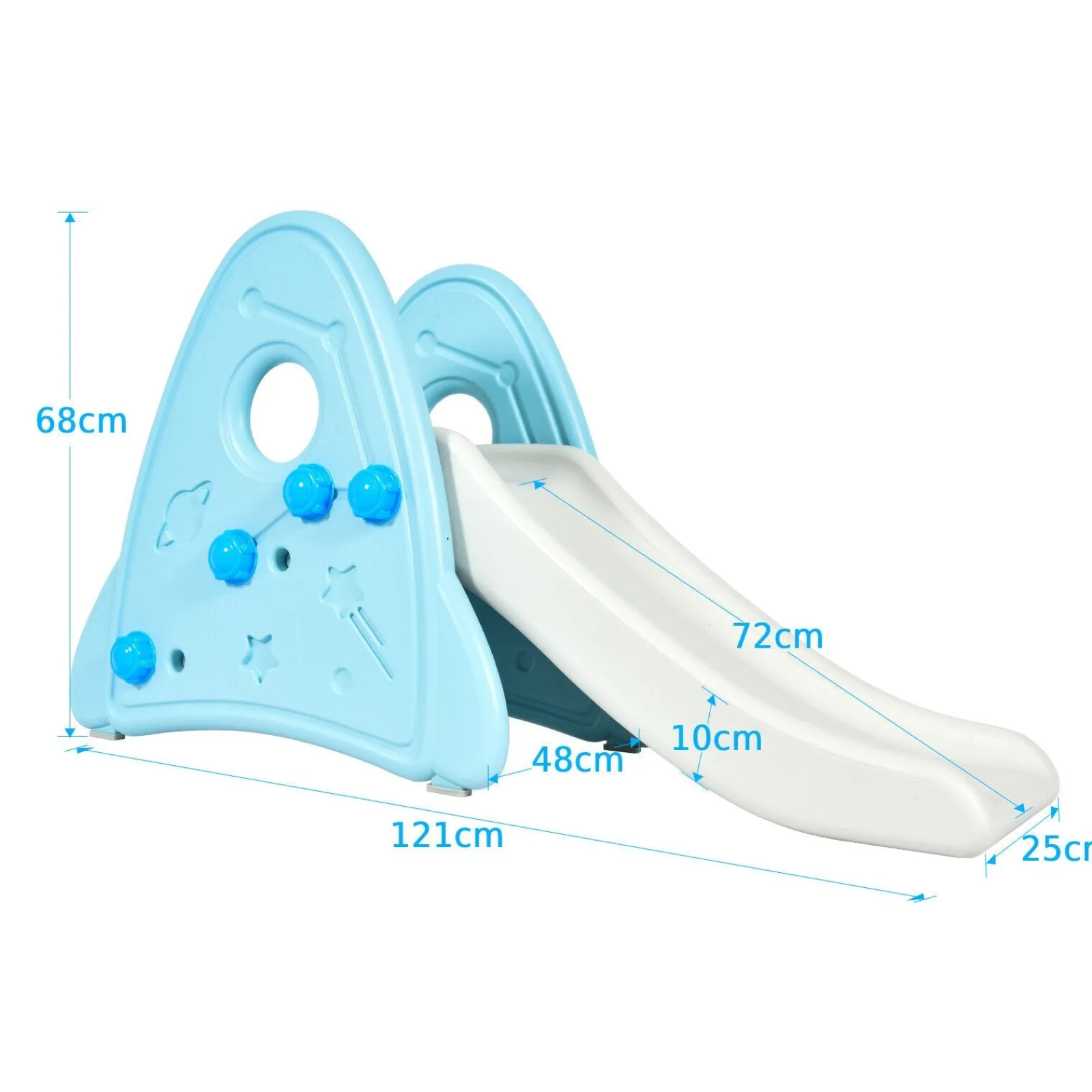 Little Helper Swing & Slide Sets & Garden Play & Trampolines | Activity Toys | My First Slide | Garden Climber Slide Set for Indoor & Outdoors | Pink or Blue | 6m+