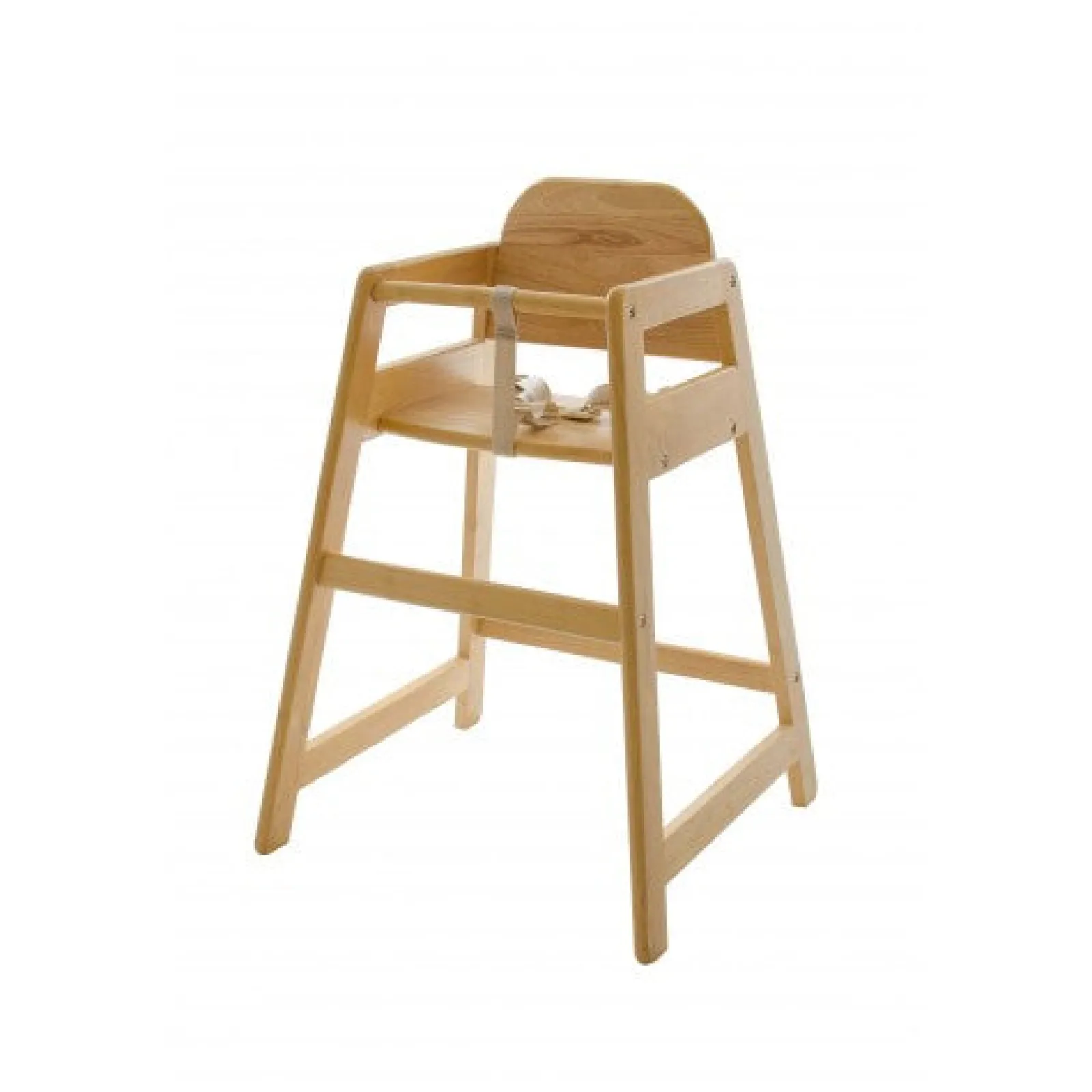 Little Helper High Chairs (wooden) | Solid Eco Conscious Wooden Stackable High Chair | Safety Harness | Baby Led Weaning | Natural