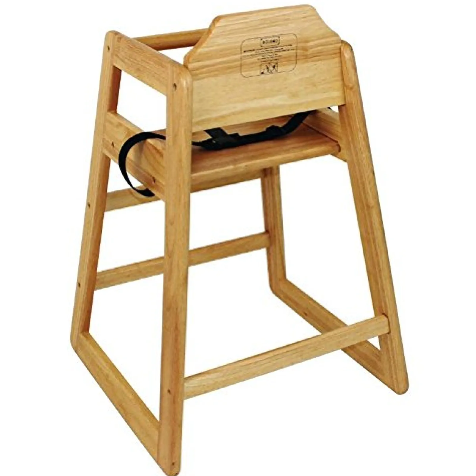Little Helper High Chairs (wooden) | Solid Eco Conscious Wooden Stackable High Chair | Safety Harness | Baby Led Weaning | Natural