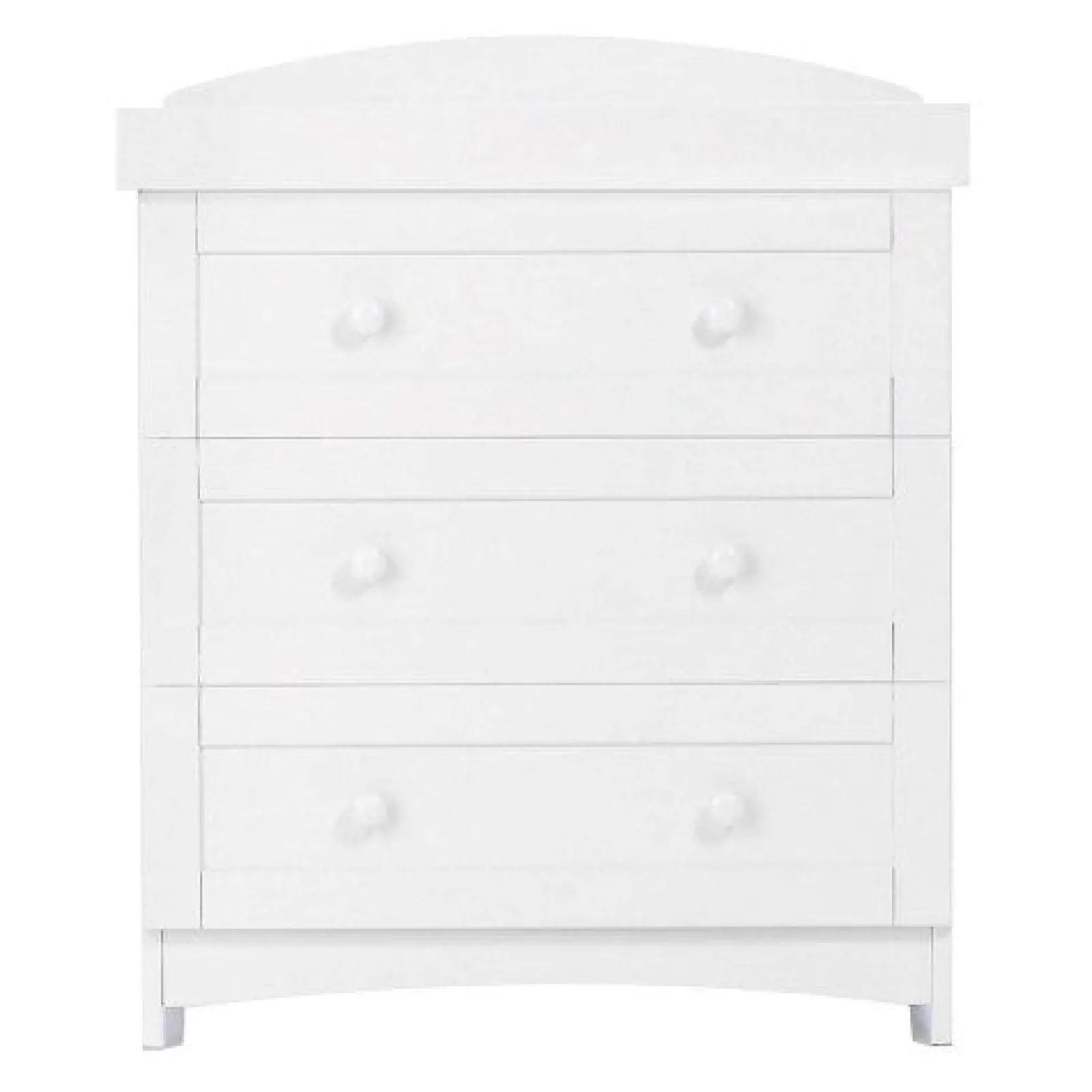 Little Helper Changing Units & Changing Tables & Dressers | Sunshine Dresser | Eco-Friendly Chest of Drawers | Baby Changing Station | Bright White