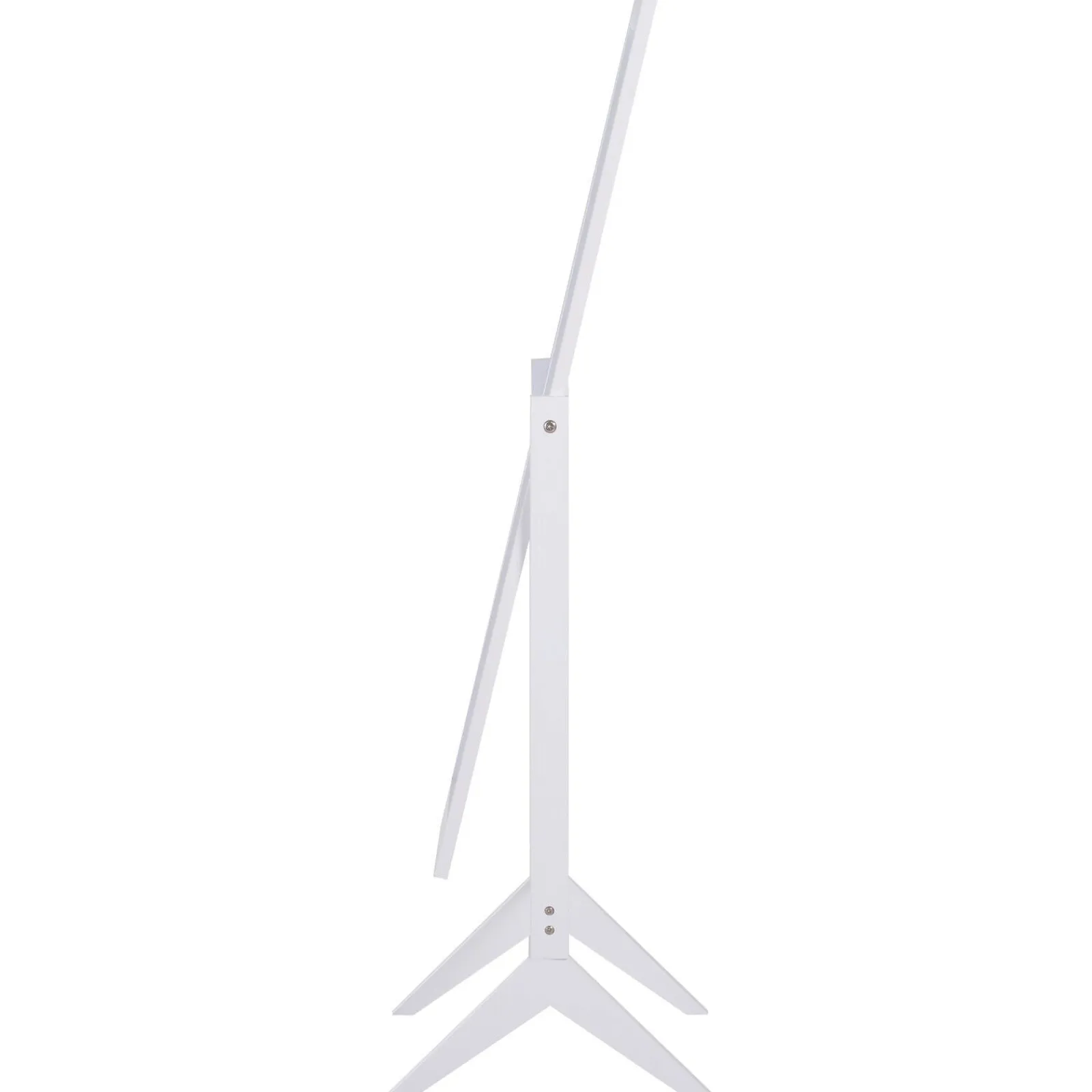 Little Helper Mirrors | White Wooden Adjustable Full Length Free Standing Dressing Mirror | 1.48m High